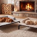 Plush Pet Mat for Dogs & Cats, Soft Cozy Dog Bed Mat for Elevated Dog Beds, Sofa, Floor & Car, Fluffy Pet Sleeping Pad for Home, Travel & Outdoor Use