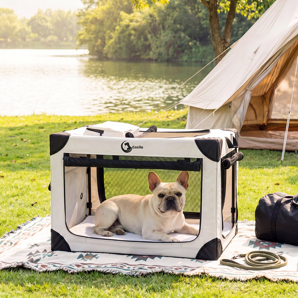 Portable Collapsible Soft Dog Crate for Dogs