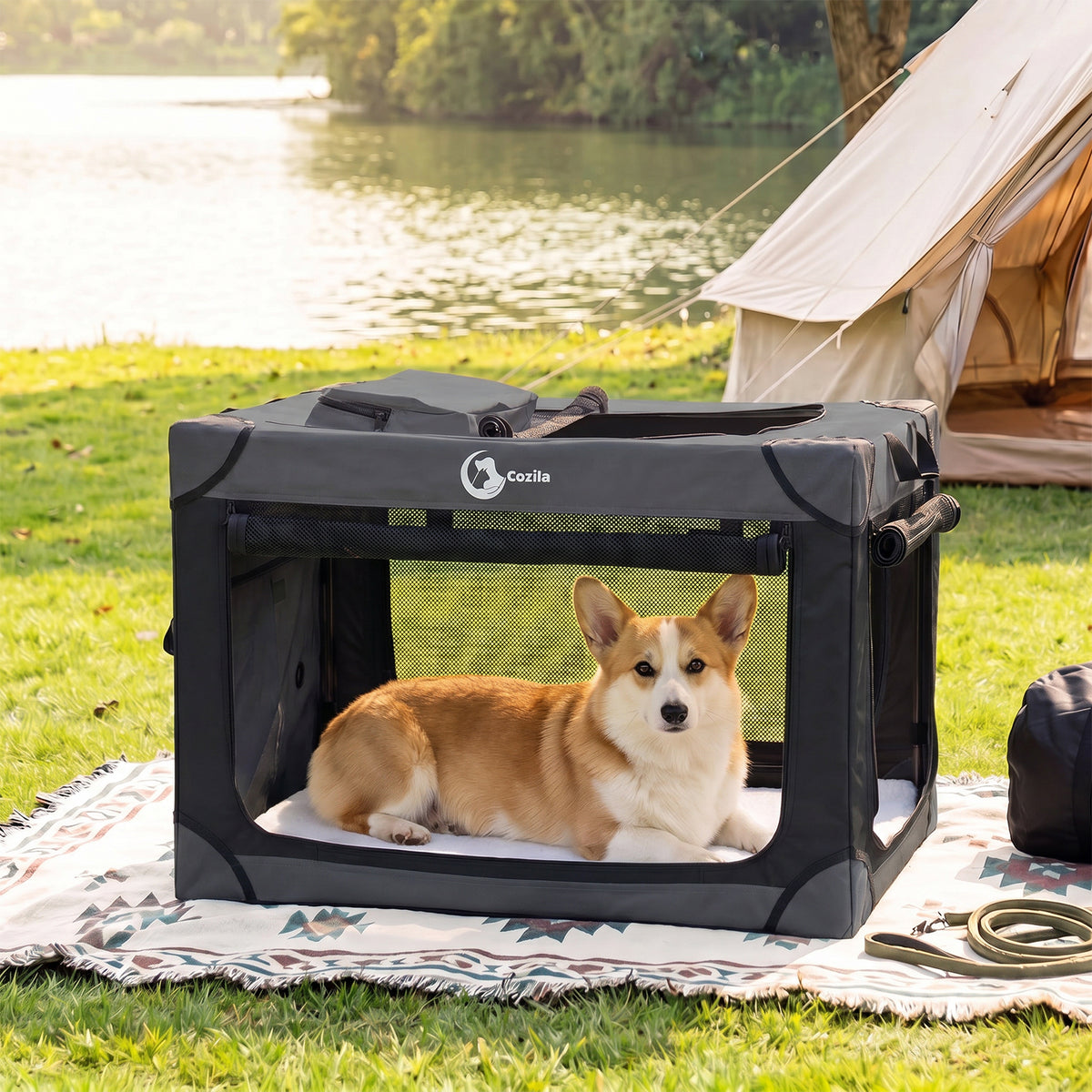 Portable Collapsible Soft Dog Crate for Dogs