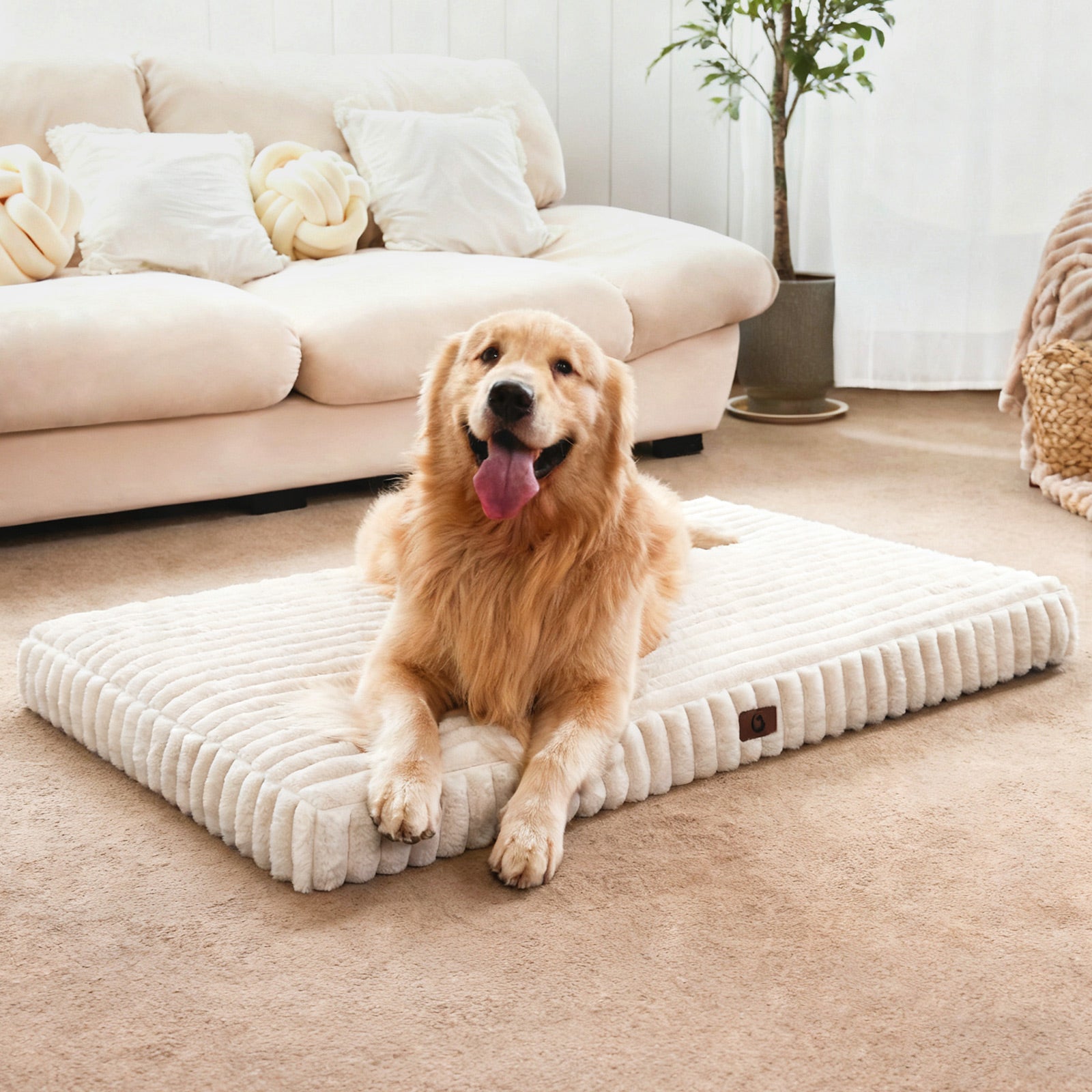 Orthopedic Dog Bed for Large Dogs with Waterproof Lining