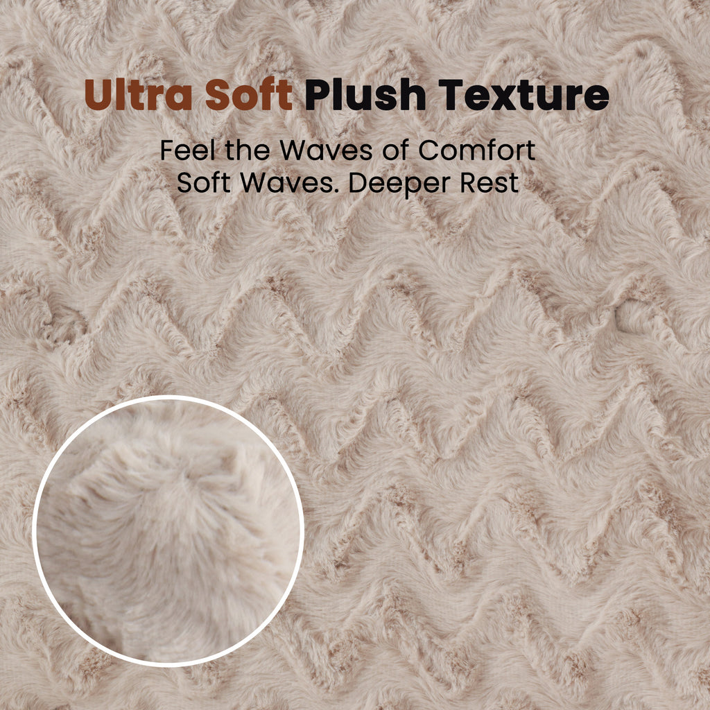 Plush Pet Mat for Dogs & Cats, Soft Cozy Dog Bed Mat for Elevated Dog Beds, Sofa, Floor & Car, Fluffy Pet Sleeping Pad for Home, Travel & Outdoor Use