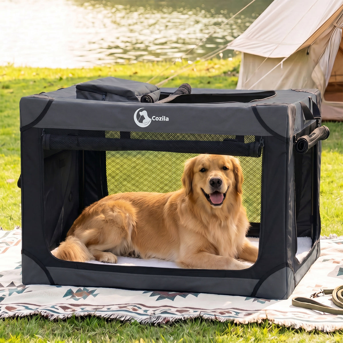 Portable Collapsible Soft Dog Crate for Dogs